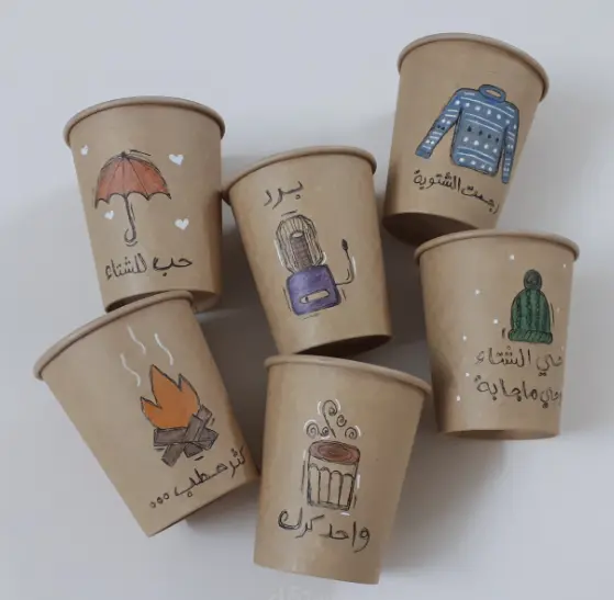 مشروع الرسم على الأكواب بأقل الإمكانيات 3 مشروع الرسم على الأكواب