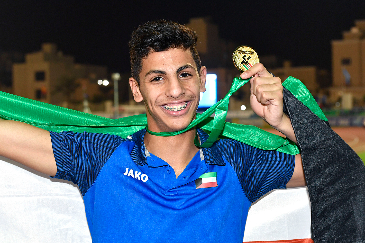 كم عدد ميداليات الكويت في بطولة اسيا لالعاب القوى 2024