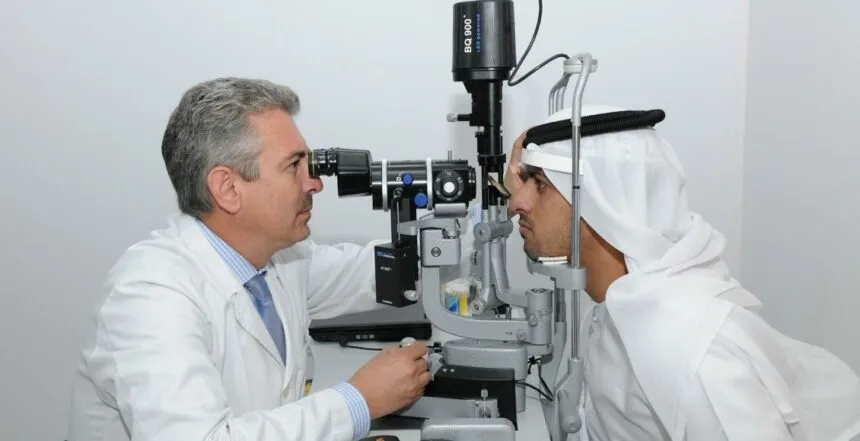 مكان فحص النظر للرخصة الكويت في غرب مشرف 2 فحص النظر للرخصة الكويت